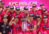 Sydney Sixers squad picture after winning BBL09