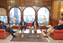 Meeting of Imran Khan with Karachi Kings