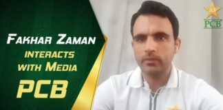 Pakistan Cricket Board: Fakhar Zaman interacts with media