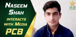 Pakistan Cricke Board: Naseem Shah interacts with media