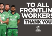 Ireland Cricket: A “Thank You” to frontline healthcare workers from Ireland Men’s cricket team