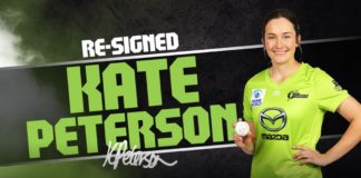 Sydney Thunder: Peterson signs on