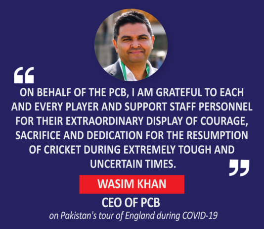Wasim Khan, CEO, PCB on Pakistan's tour of England during COVID-19