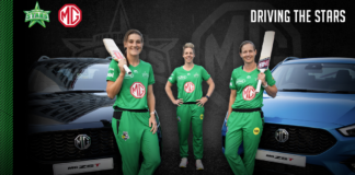 MG Motor drives the Melbourne Stars