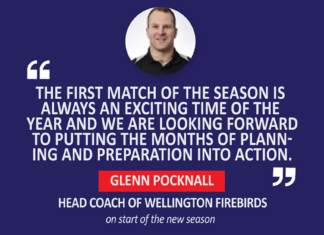 Glenn Pocknall, Head Coach of Wellington Firebirds on start of the new season