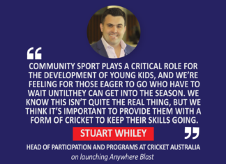 Stuart Whiley, Head of Participation and Programs at Cricket Australia on launching Anywhere Blast