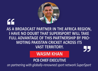 Wasim Khan, PCB Chief Executive on partnering with globally-renowned sport network SuperSport