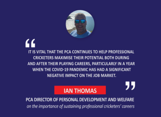 Ian Thomas, PCA Director of Personal Development and Welfare on the importance of sustaining professional cricketers' careers