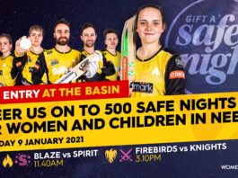 Cricket Wellington to support Women’s Refuge and Safe Night