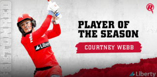 Melbourne Renegades: Webb voted WBBL Player of the Season