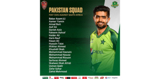 PCB: Pakistan team for T20I series against South Africa announced