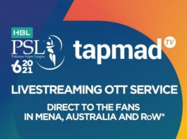 PCB to partner with tapmad TV for HBL PSL 6 streaming in Australia and MENA
