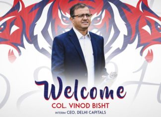 Delhi Capitals Welcomes Colonel Vinod Bisht as Interim CEO