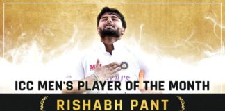 Rishabh Pant and Shabnim Ismail voted ICC Player of the Month for January 2021