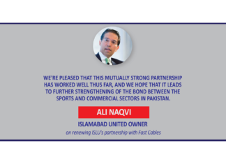 Ali Naqvi, Islamabad United Owner on renewing ISLU's partnership with Fast Cables