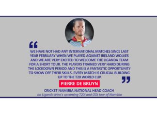 Pierre De Bruyn, Cricket Namibia National Head Coach on Uganda Men's upcoming T20I and ODI tour of Namibia