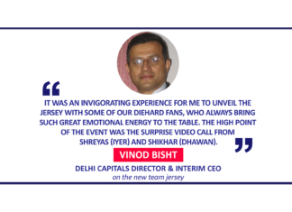 Vinod Bisht, Delhi Capitals Director & Interim CEO on the new team jersey