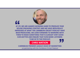 Chris Watson, Carribean Premier League Head of Marketing on partnering with the Caribbean Cricket Podcast