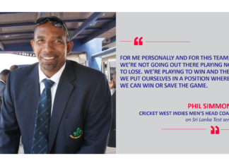 Phil Simmons, Cricket West Indies Men’s Head Coach on Sri Lanka Test series