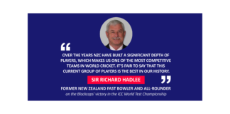 Sir Richard Hadlee, former New Zealand fast bowler and all-rounder on the Blackcaps' victory in the ICC World Test Championship