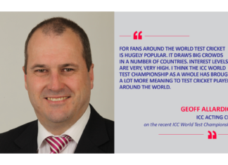 Geoff Allardice, ICC Acting CEO on the recent ICC World Test Championship