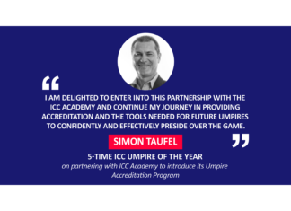 Simon Taufel, 5-time ICC Umpire of the year on partnering with ICC Academy to introduce its Umpire Accreditation Program
