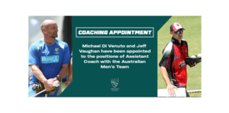 Cricket Australia: Di Venuto, Vaughan join Australian Men's Team coaching staff