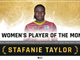 Stafanie Taylor and Shakib Al Hasan voted ICC Players of the Month for July