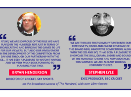 Bryan Henderson and Stephen Lyle on the broadcast success of The Hundred, with over 16m viewers
