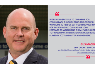 Gus Mackay, CEO, Cricket Scotland on the first international cricket to be played in Scotland since 2019
