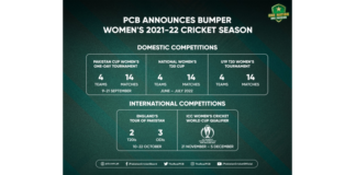 PCB announces 2021-22 women's cricket season