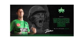 Melbourne Stars: Beau Webster signs for Stars and BBL Nike kits unveiled