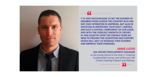 Jamie Lloyd, USA Cricket Development Manager on the strong interest in the Level 1: Umpiring Fundamentals Course, part of the new USA Cricket Umpiring Program and Pathway