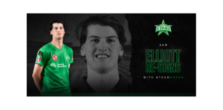 Melbourne Stars: Rising star Elliott commits to Team Green