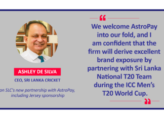 Ashley De Silva, CEO, Sri Lanka Cricket on SLC's new partnership with AstroPay, including Jersey sponsorship