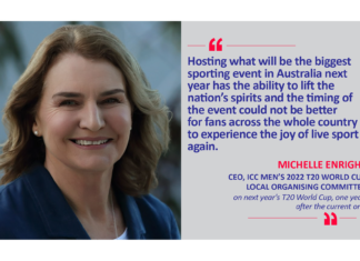 Michelle Enright, CEO, ICC Men’s 2022 T20 World Cup Local Organising Committee on next year's T20 World Cup, one year after the current one