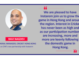Ravi Nagdev, General Manager, Cricket Hong Kong on CHK's new partnership with Instarem