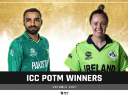 Asif Ali and Laura Delany voted ICC Players of the Month for October
