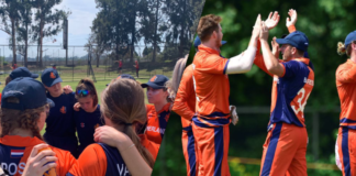 Cricket Netherlands: Update on return Orange women and men to the Netherlands