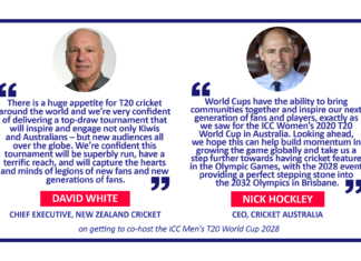 David White and Nick Hockley on getting to co-host the ICC Men's T20 World Cup 2028
