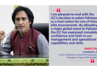 Ramiz Raja, Chairman, PCB on ICC's decision to award the hosting of ICC Champions Trophy 2025 to Pakistan