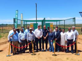CSA handover nets and playing equipment to Itokisetseng Combined School