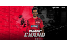 Melbourne Renegades: Unmukt chand joins the Renegades