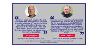 David White and Gary Stead on Ross Taylor marking the end of a 16-year international career after end of New Zealand's summer