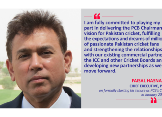 Faisal Hasnain, Chief Executive, PCB on formally starting his tenure as PCB's CEO in January 2022