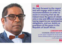 Lawson Naidoo, Chairman, Cricket South Africa on the report compiled by Social Justice and Nation Building (SJN) on racial discrimination in all cricket structures