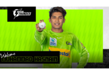 Sydney Thunder: Muhammad Hasnain joins the Thunder Nation