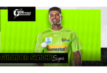 Sydney Thunder: Sandhu returns to Thunder for BBL|11