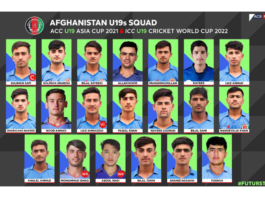 ACB: Suliman Safi to lead Afghanistan at the ICC U19 Cricket World Cup 2022