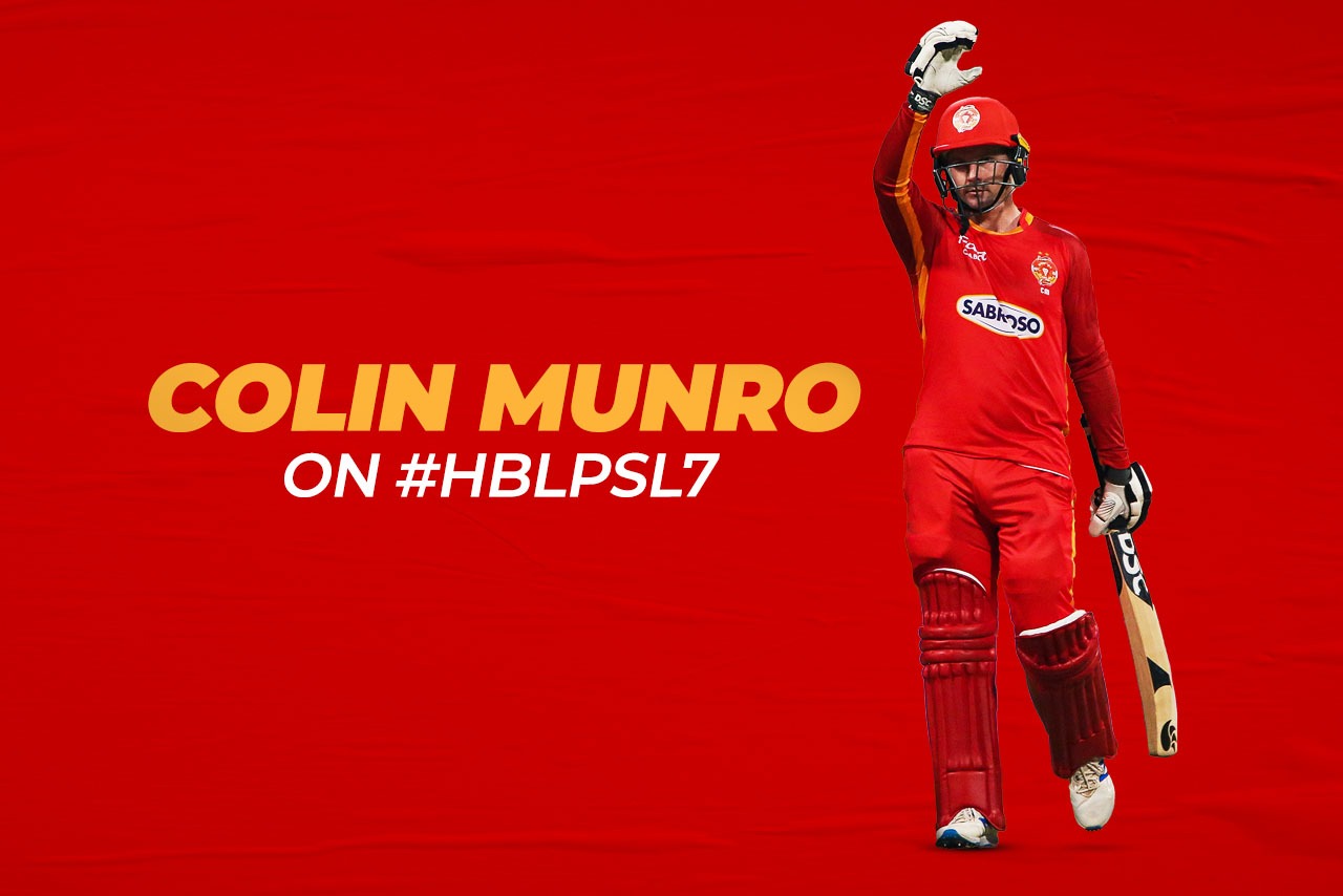 Islamabad United Colin Munro on HBLPSL7 cricexec